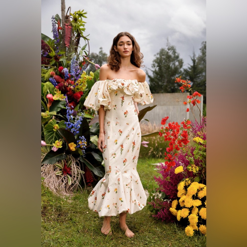 AGUA BY AGUA BENDITA
Caribe Clementina Maxi Dress XS